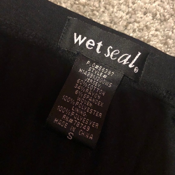 Wet Seal black and blue high low dress - Picture 3 of 5